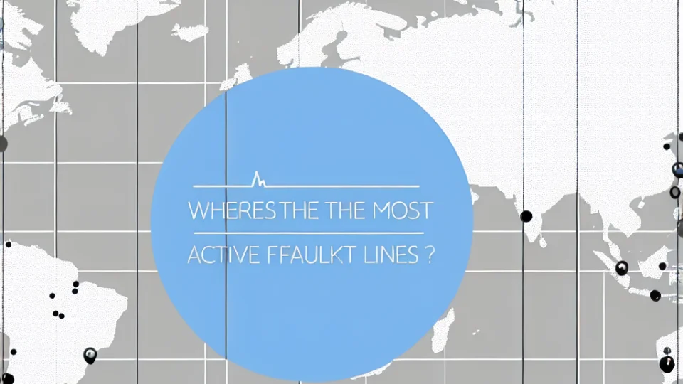 Where Are the Most Active Fault Lines?