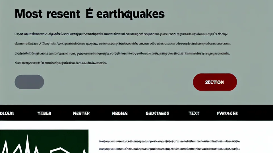 Türkiye'deki En Son Depremler Nerelerde Meydana Geldi?