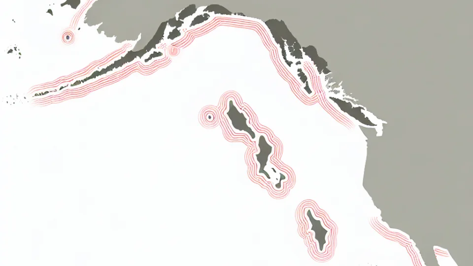 What regions in the Pacific Ring of Fire experience the most seismic activity?